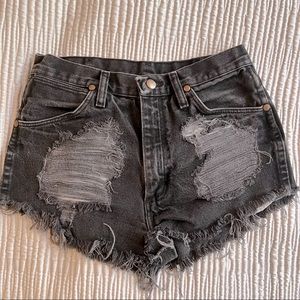 VINTAGE 70s Wrangler Jean Shorts